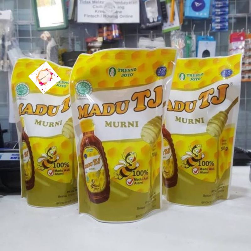 Madu TJ Murni Refill 500gr || Madu Tj pouch