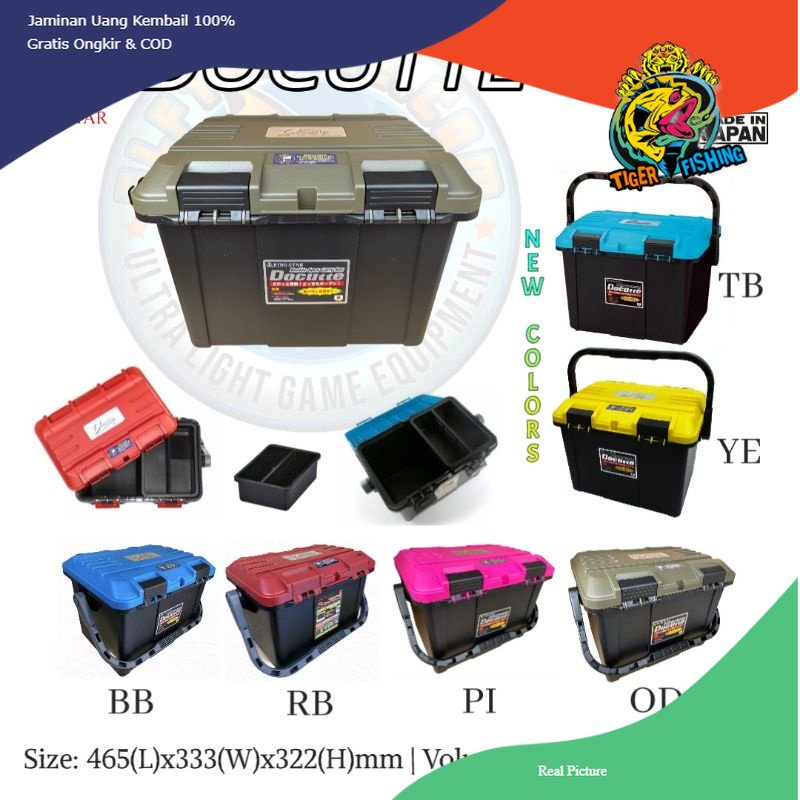 Tackle Box Mancing RingStar Docutte D-4700 Japan