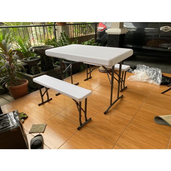 Promo Krisbow Set Meja Dan Kursi Lipat 3PCS /Krisbow Meja dan Kursi Outdoor silahkan order