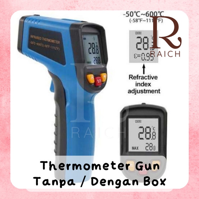 TERMOMETER MASAK TEMBAK INFRARED DIGITAL COOKING THERMOMETER GUN SUHU OY391