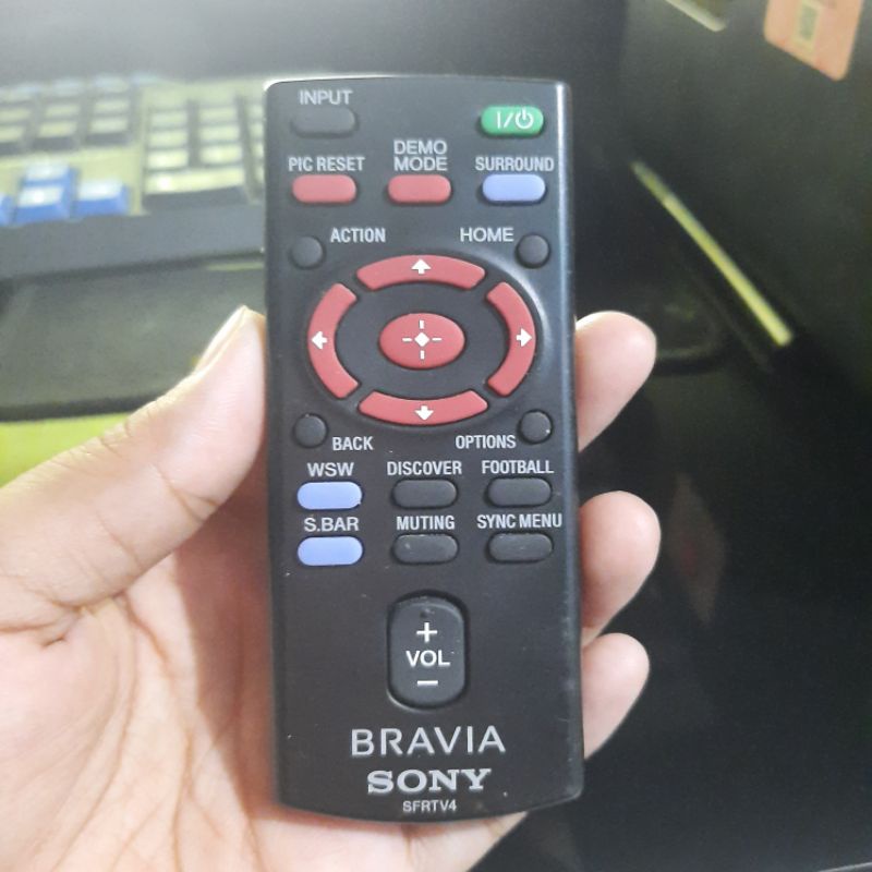 REMOTE REMOT SONY BRAVIA SFRTV4 ORIGINAL ASLI