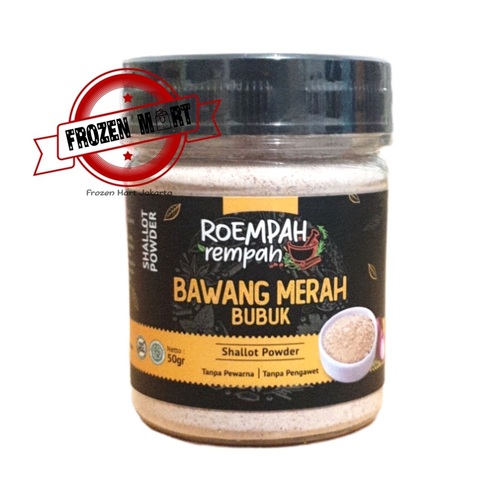 ROEMPAH REMPAH Bawang Merah Bubuk / Shallot Powder / Red Onion 50Gr