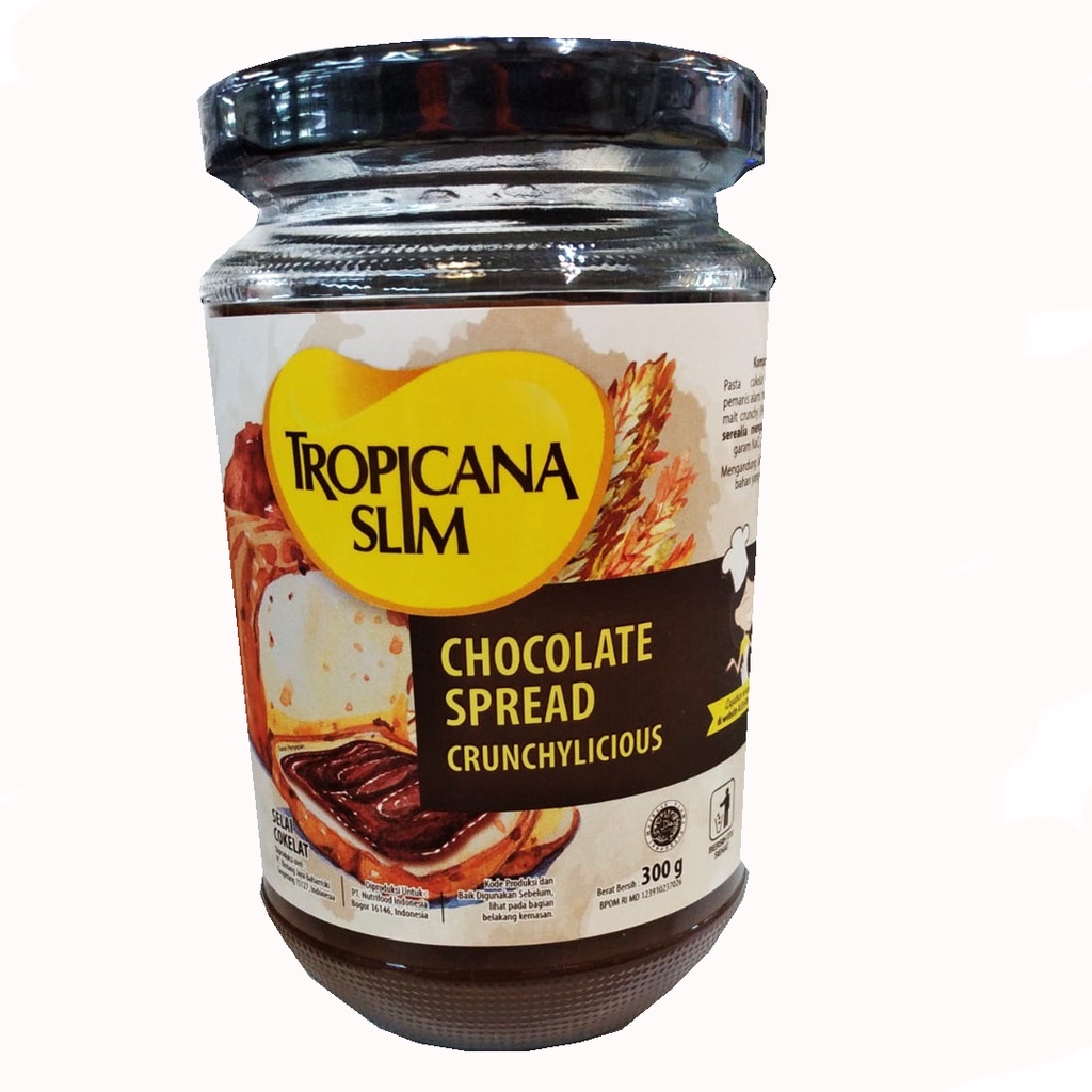 

TROPICANA SLIM CHOCOLATE SPREAD CRUNCHYLICIOUS 300g