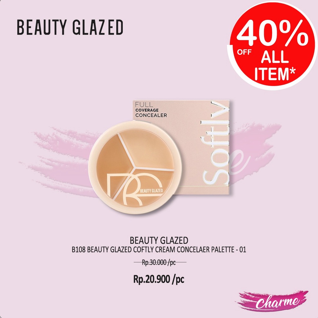 (READY &amp; ORI) Beauty Glazed Softly Cream Concealer Palette B 108 B108