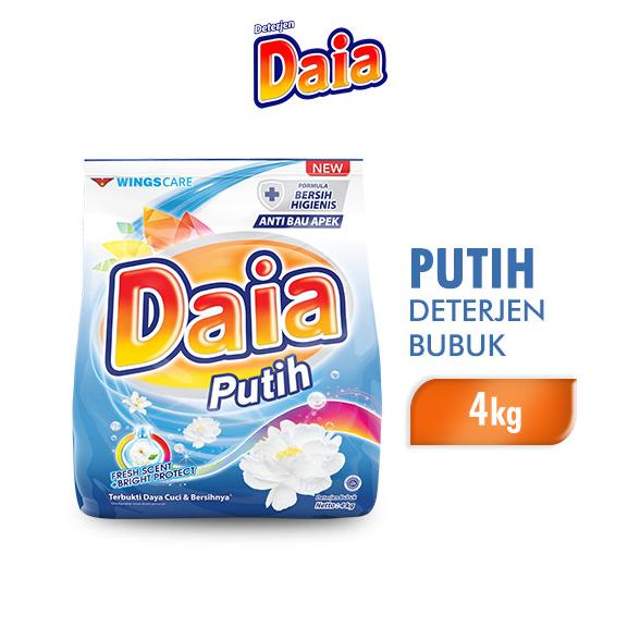 Daia Deterjen Bubuk Putih 4 kg