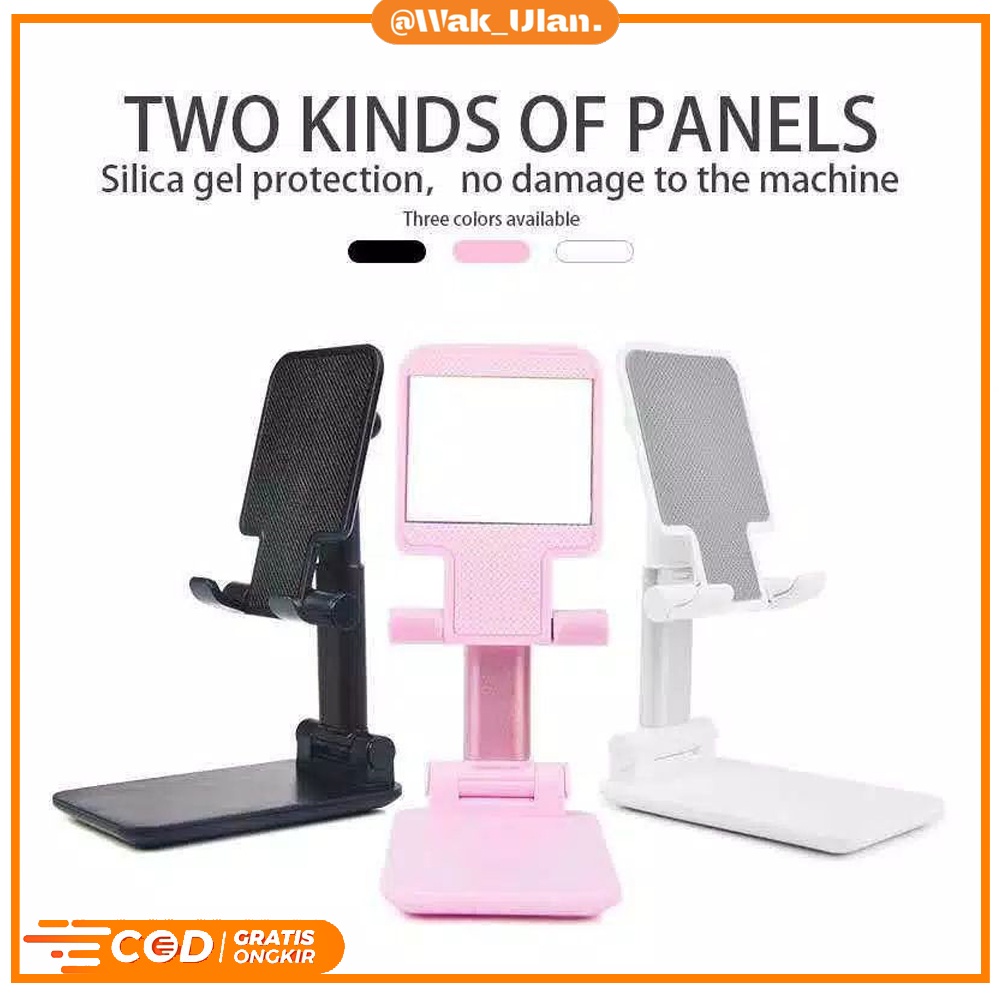 Folding Desktop HD-23 HD28 Phone Holder Lipat Universal Support Stand Meja Standing Dudukan Sandaran