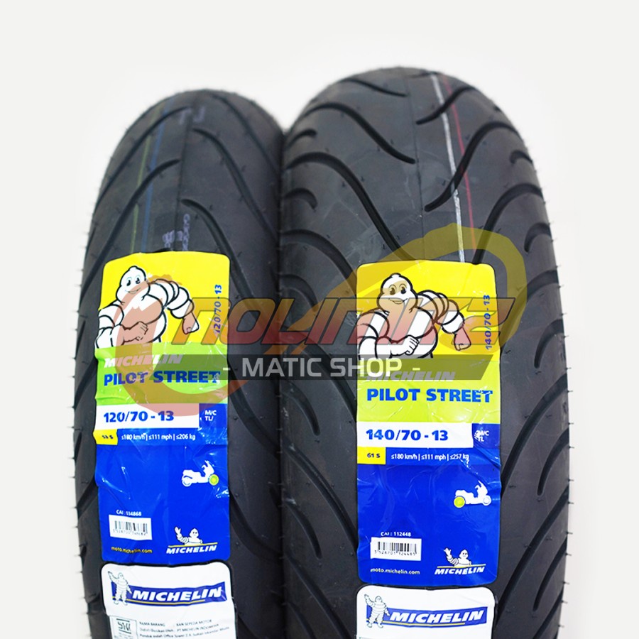 Ban Motor Michelin Pilot Street 120/70 - 13 &amp; 140/70 - 13 Yamaha NMAX