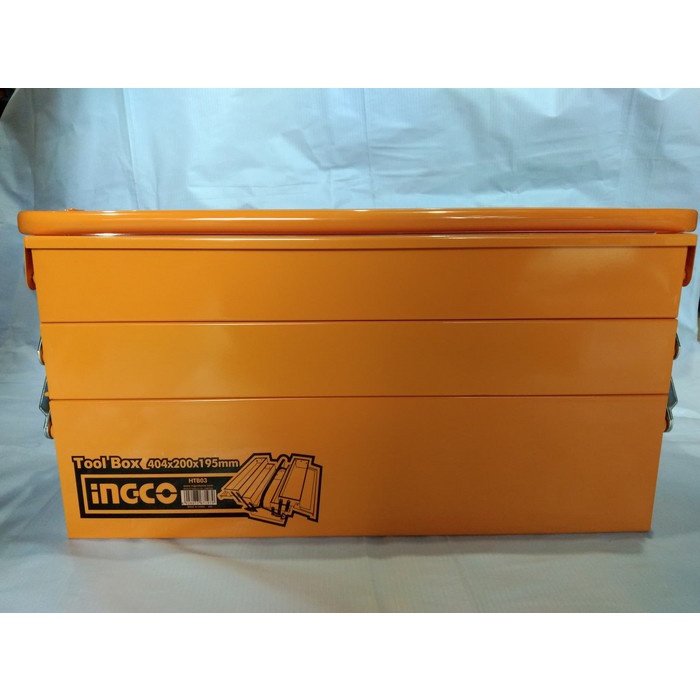 TOOLBOX BESI HD KOTAK PERKAKAS 3 TINGKAT TOOL SET TOOL BOX INGCO HTB03