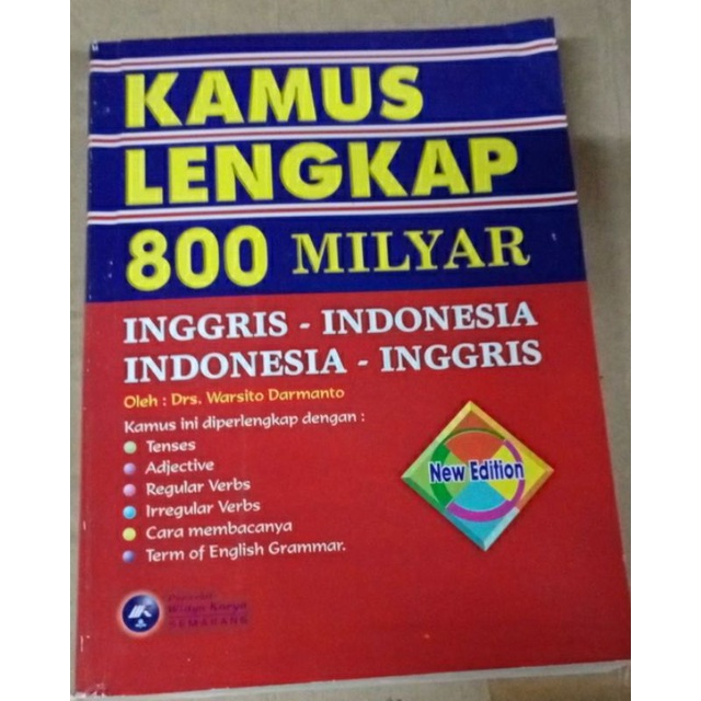 KAMUS INGGRIS - KAMUS BAHASA INGGRIS INDONESIA LENGKAP 500 M ORIGINAL (WIDYA KARYA)