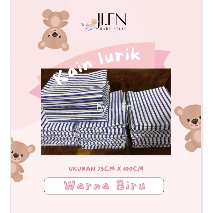 kain lurik alas ompol bayi