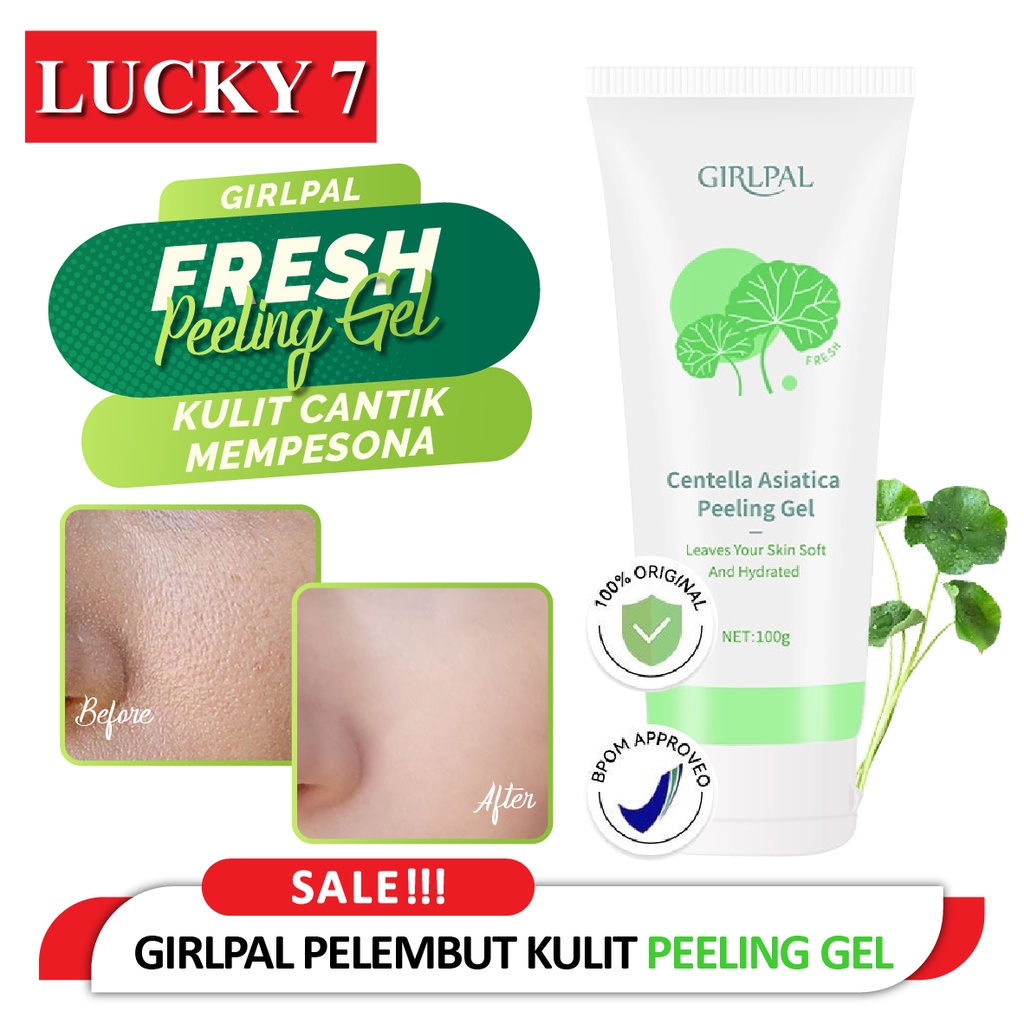 Jual GIRLPAL CENTELLA ASIATICA PEELING GEL AMPUH MENGANGKAT KOTORAN