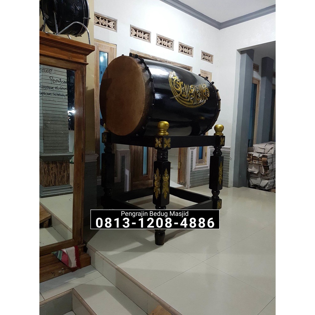 Bedug Masjid Besar Beduk Masjid Kayu Jati Kulit Sapi Kulit Kerbau bedug masjid termurah Jidor