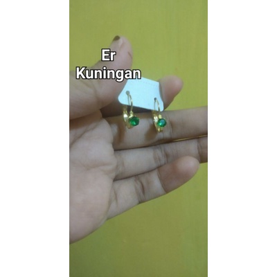 anting Kuningan koin awet lps ems