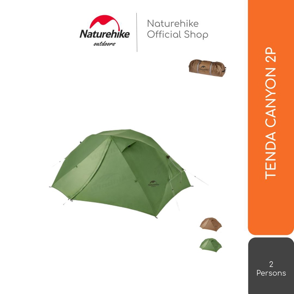 TENDA CANYON 2P / 2 ORANG OTOMATIS CAMPING NATUREHIKE NH22ZP005