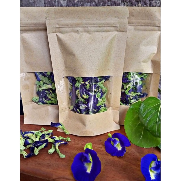 

simplisia bunga teleng-teh bunga teleng