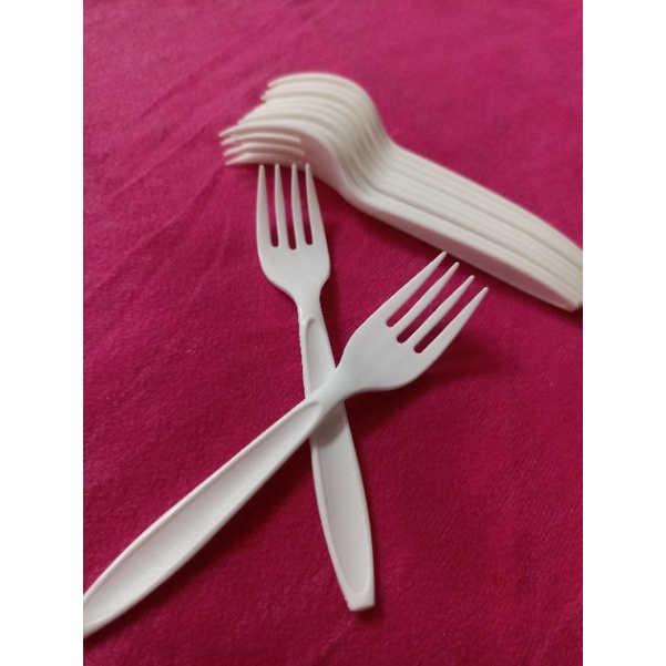 Garpu Pop Mie/Garpu Plastik Lipat/Garpu Mini
