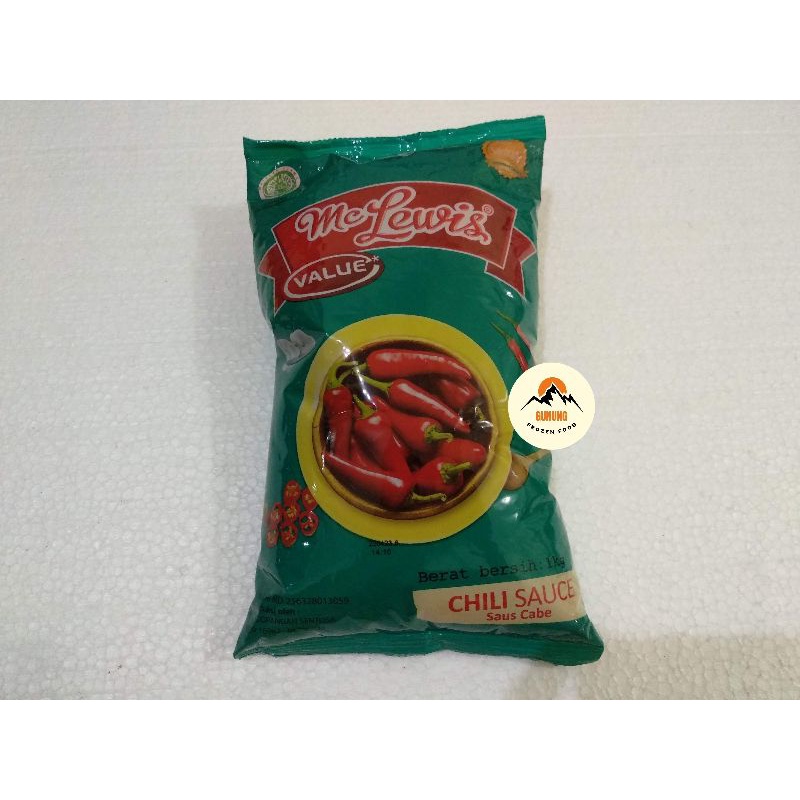 

Mc Lewis Value Saus Sambal 1kg
