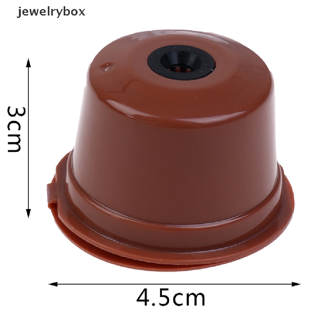 (jewelrybox) 3pcs / Set Kapsul filter Kopi Reusable Untuk Caffitaly