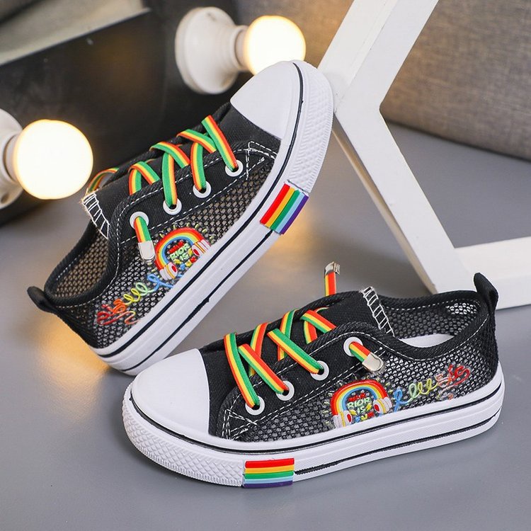 Sepatu Anak Perempuan Sneaker C-40 RIOR MOTIF Colorful Sepatu Sport Anak Casual Import