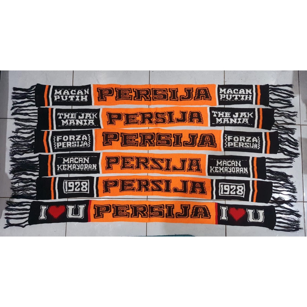 SYAL RAJUT BOLA LIGA INDONESIA SUPORTER PERSIJA JAKARTA