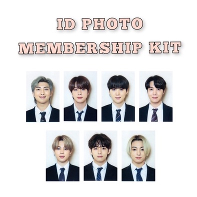 PC PHOTOCARD BTS MEMBERSHIP KIT ID UNOFF