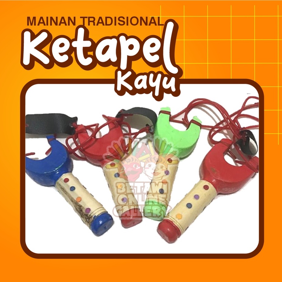 Mainan Tradisional Ketapel Kayu / Mainan Ketapel Kayu