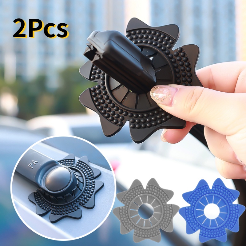 2pcs Cover Pelindung Lubang Wiper Mobil Bentuk Snowflake Bahan Silikon Elastis Anti Debu