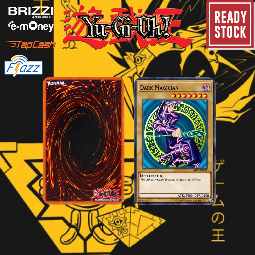 Emoney mandiri flazz bca gen 2 brizzi tap cash custom YU GI OH Card kartu e toll free edit 1 sisi atau 2 sisi cocok untuk komunitas dan souvenir