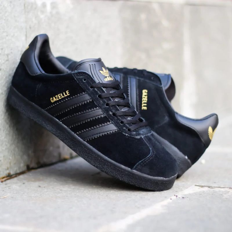 SEPATU ADIDAS GAZELLE FULL BLACK ORIGINAL