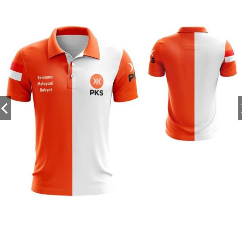 PARTAI PKS / Kaos Polo Partai PKS Partai Keadilan / Ikhwan & Akhwat Logo Baru/ Polo PKS/ Seragam PKS