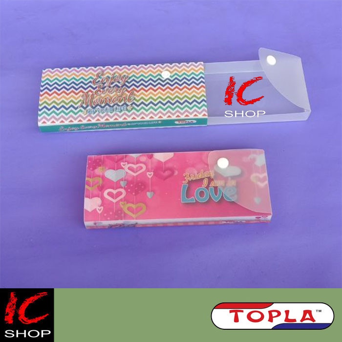 

TOPLA Kotak Pensil Plastik Bergambar