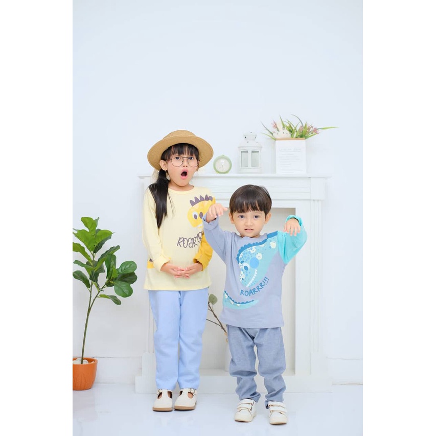 Setelana anak Dino series Longsuit by Big bugs