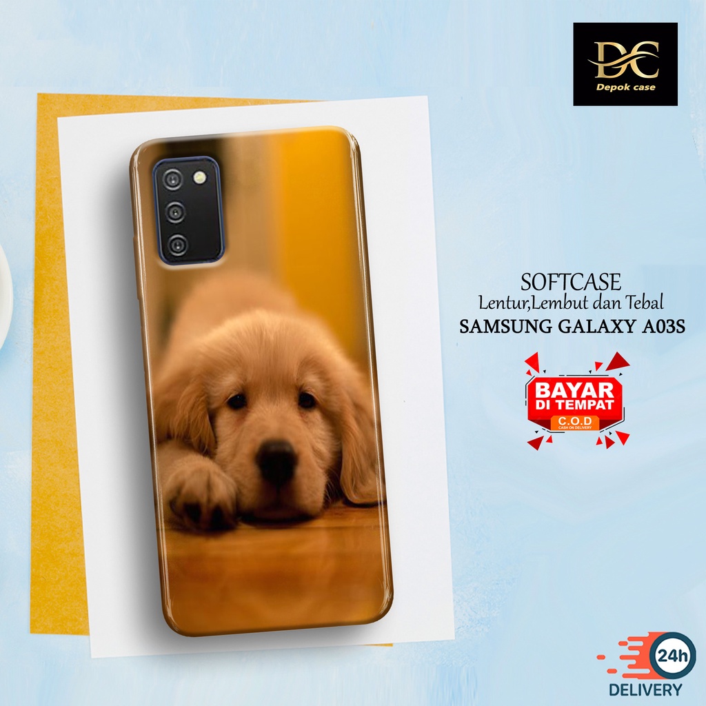 Case Samsung Galaxy A03s Terbaru - Fhasion Case DOGS - Casing Hp Samsung Galaxy A03s Terbaru - Softc