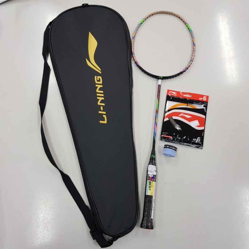 Raket racket reket badminton bulutangkis lining li ning challenger 15 boost original