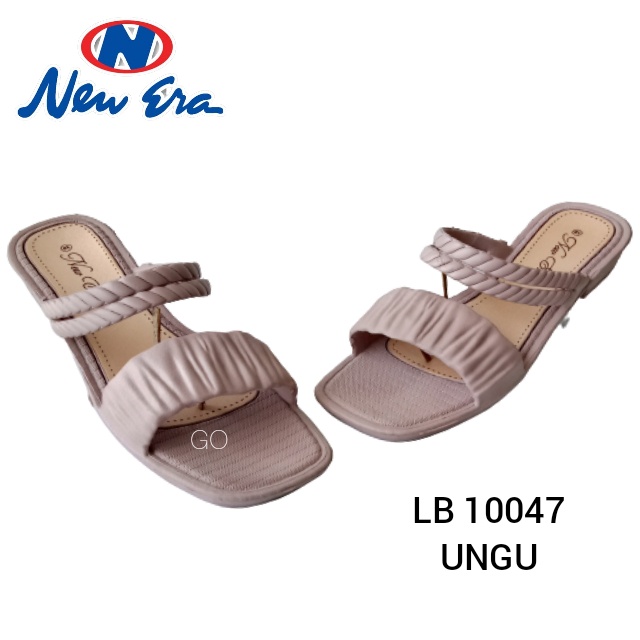 sogo NEW ERA LB 10047 Sandal Wanita Kerut Tali Belakang Sandal Slop Wanita Karet Sandal Wanita Casual Best Seller