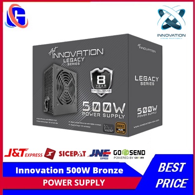 PSU Innovation 500W Bronze (Garansi 8 Tahun Ganti Baru)