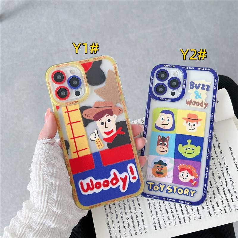 Casing TPU Realme 5 5i 6i 7i C17 C3 C35 C21Y C25Y C21 Realme C11 C11 2021 C25 C15 C12 C2 Motif Toy Story