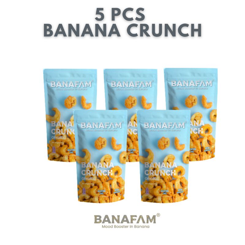 

Banafam Banana Crunch Healthy Snack - Gluten Free - Non GMO - Natural Sweet