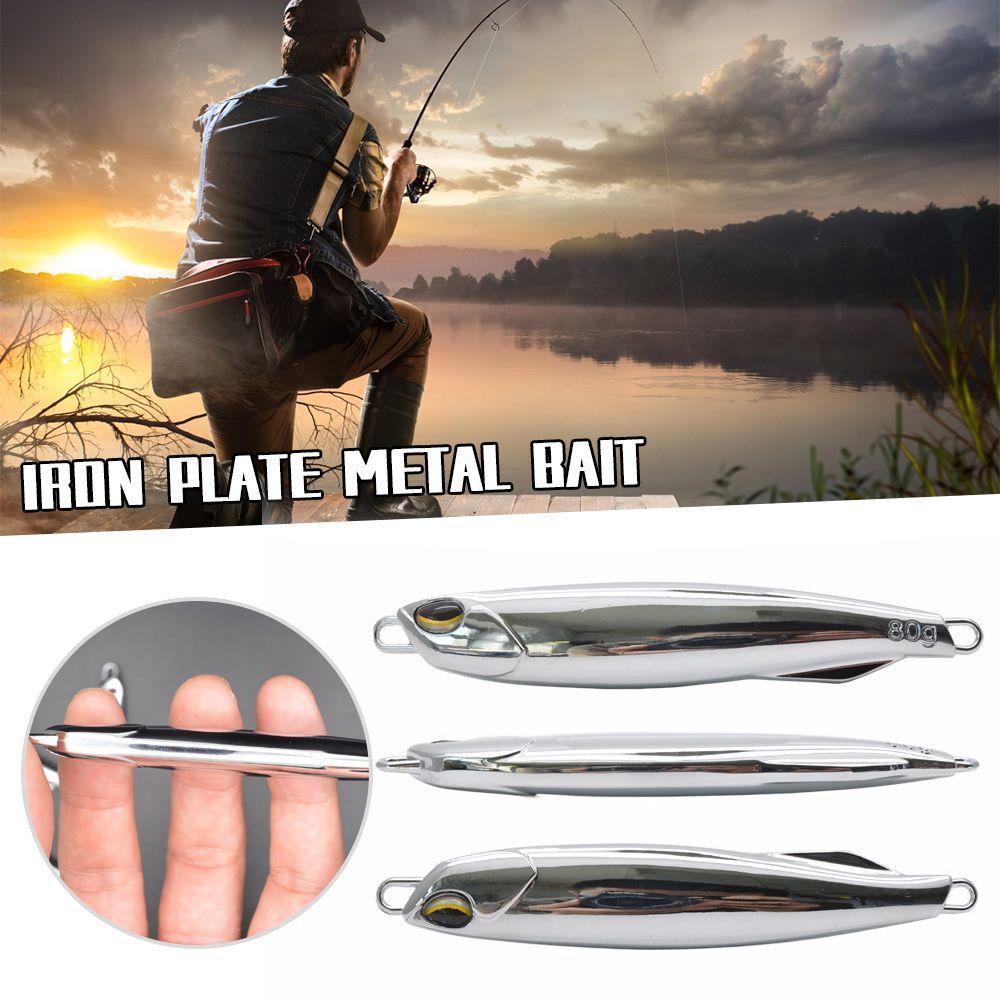 Preva Logam Umpan Pancing Kait Ganda Tenggelam Ikan Kecil Warna-Warni Memimpin Pengecoran