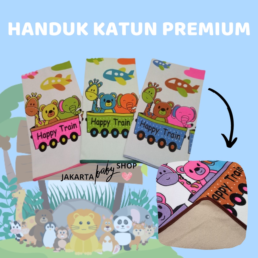 HANDUK BAYI KATUN PREMIUM LUSIANA E 50CM x 100CM 462100