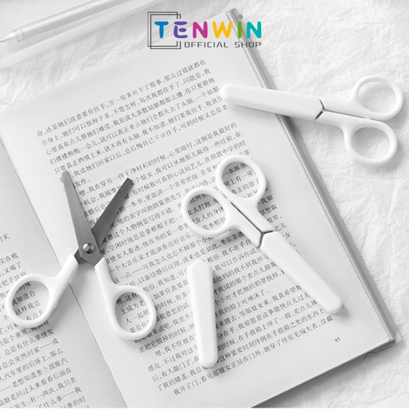 

gunting kertas aesthetic/gunting kecil stainless steel/gunting kertas aesthetic mini - Tenwin