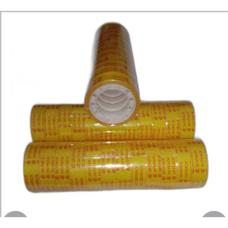 

(12pcs) Isolasi bening 10yard