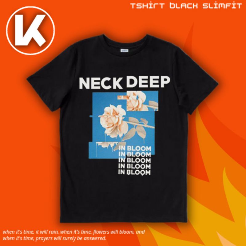 KAOS BAND NECK DEEP IN BLOOM | KAOS | T SHIRT | NECK DEEP