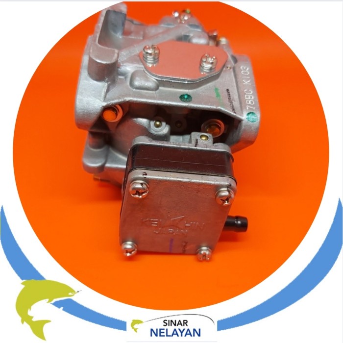 Carburetor / karburator mesin tempel Tohatsu 5pk. Original Japan.