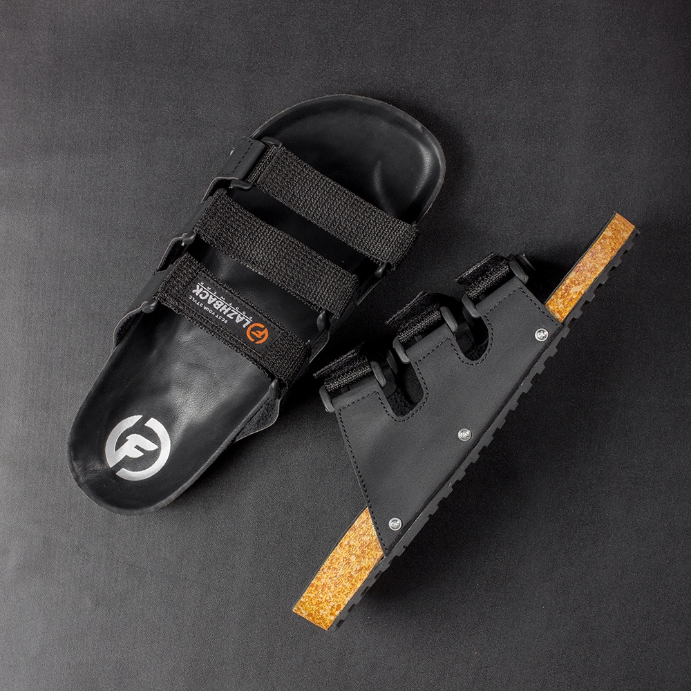 RIDE BLACK |ManNeedMe x FLAZHBACK| Sandal Pria Casual Sandal Slop Puyuh ORIGINAL