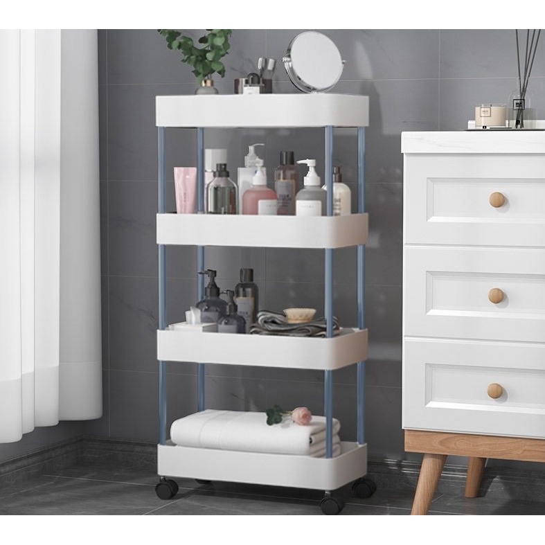 Mega_1688 Rak Serbaguna Buku Portable / Rak Bumbu Dapur / Rak Sudut Tempat Penyimpanan / Troli / Trolley 970