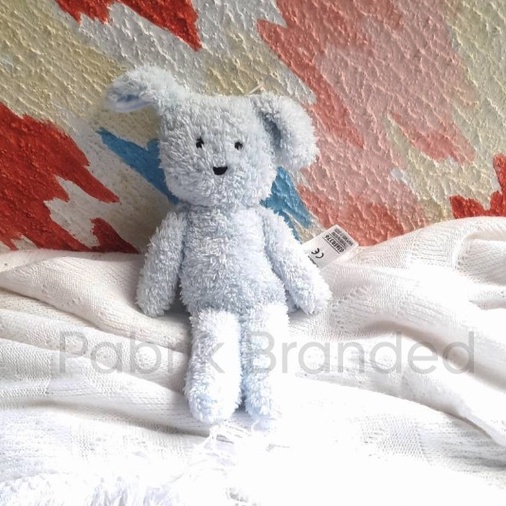 pabrik branded  marks spencer baby bunny flat soft rattle toy sunlemon mothercare sheep puppy dog ra