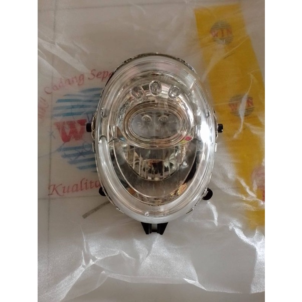 Reflektor lampu depan scoopy donat 2017 2019 new