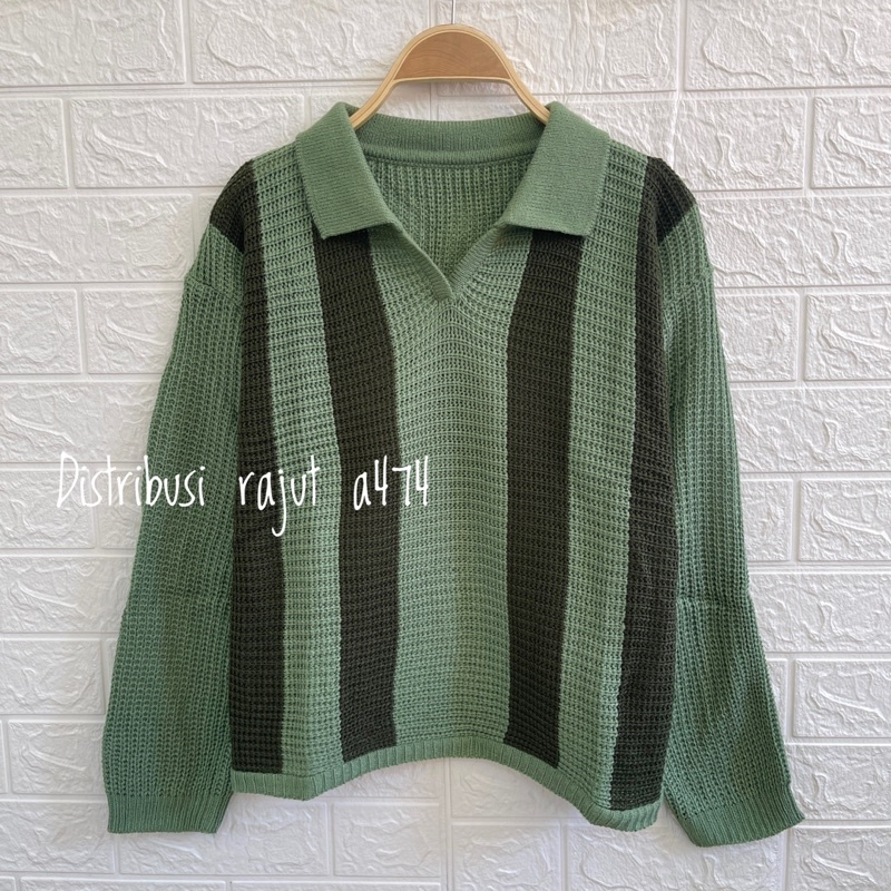 PSP SWEATER RAJUT CROP OVERSIZE TEBAL LEMBUT WANITA