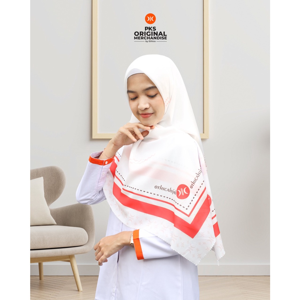PKS Merchandise | PKS Motif 06 Voal Hijab Segi Empat PKS